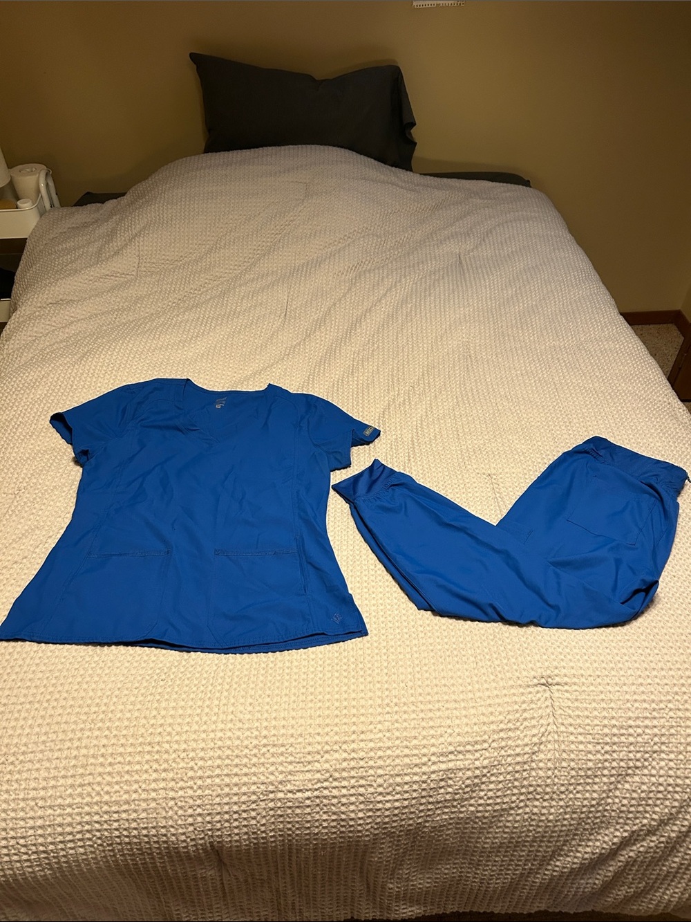 Med Couture Royal Blue Scrub Set - Top & Pants